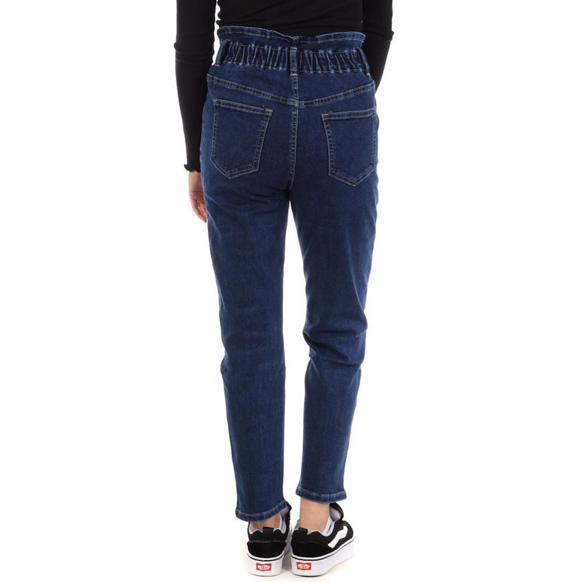 MONDAY PREMIUM Jean Droit Bleu Femme Monday Premium 643