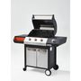 Voir la diapositive 9 : Barbecue gaz 3 brûleurs + 1 latéral inox EMMA