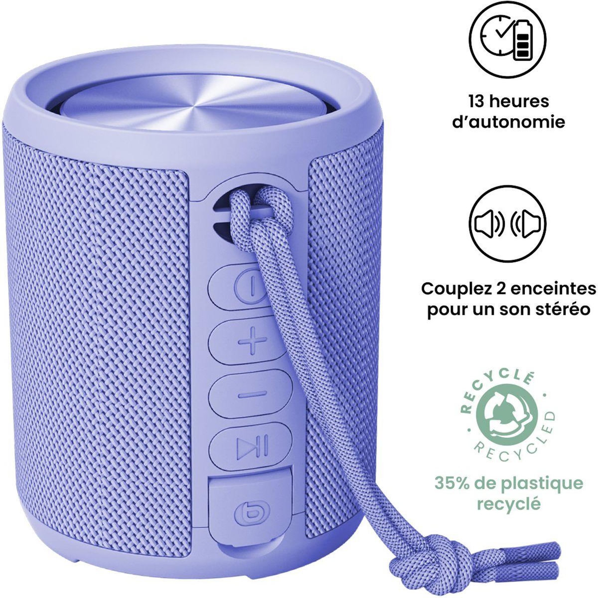 ESSENTIEL B Enceinte portable SB70 Mini Violet