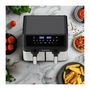 Voir la diapositive 4 : Arthur Martin Friteuse sans huile - ARTHUR MARTIN - Airfryer AMPF9 - 2 cuves de 4,5L - 2000W - Affichage LED