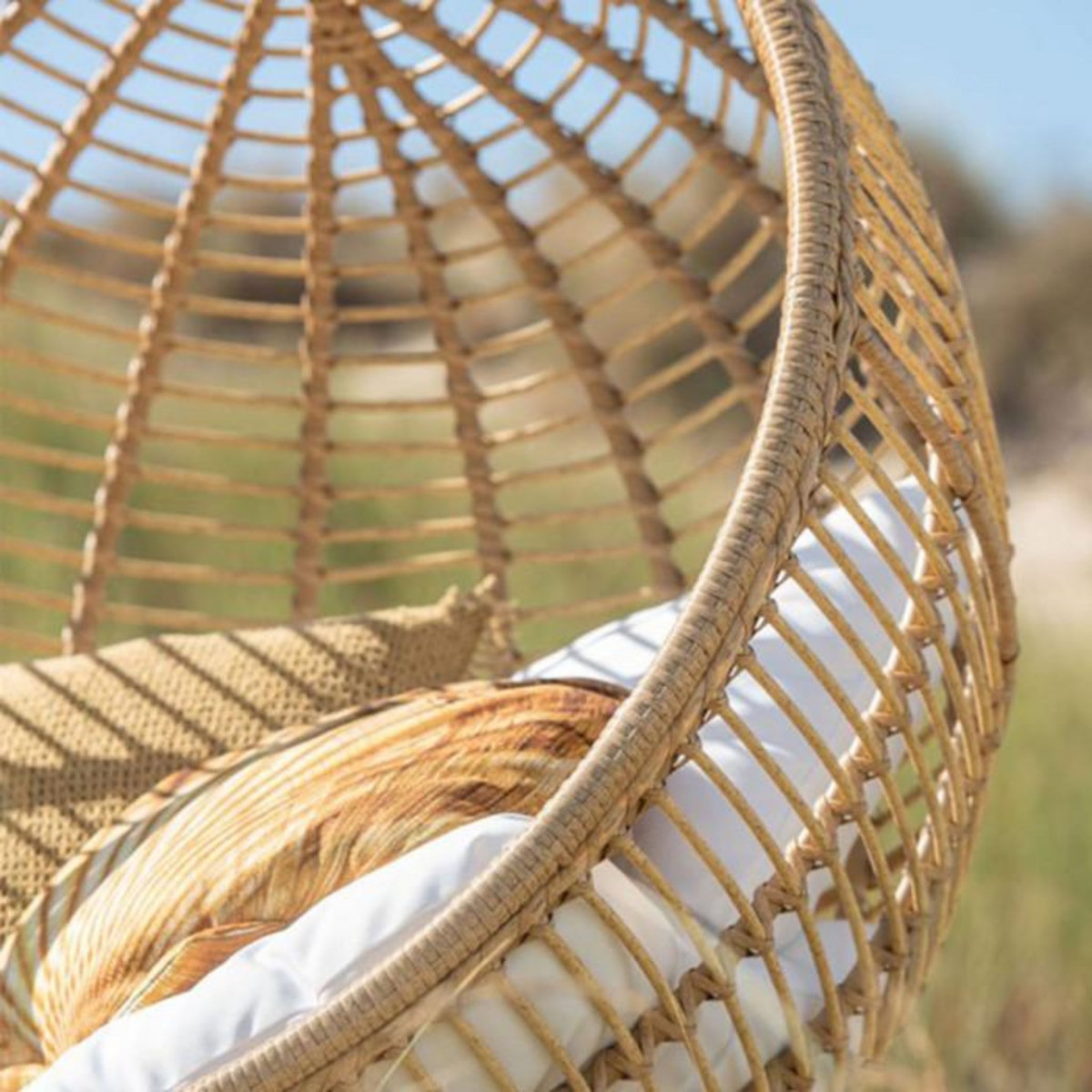 Paris Prix Fauteuil Suspendu Rond  Aciera  193cm Naturel