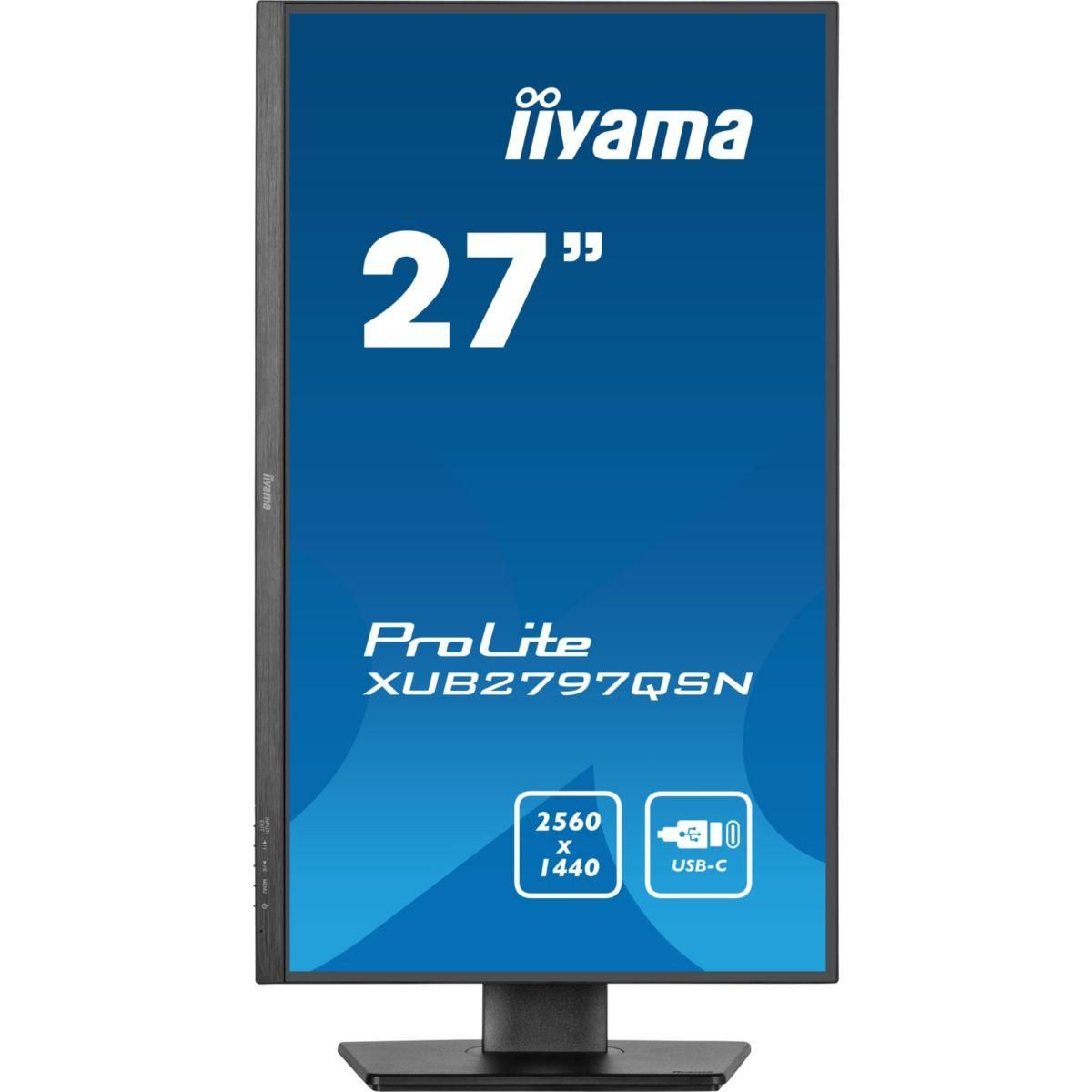 Iiyama Ecran PC PROLITE XUB2797QSN-B2 27'' Plat IPS