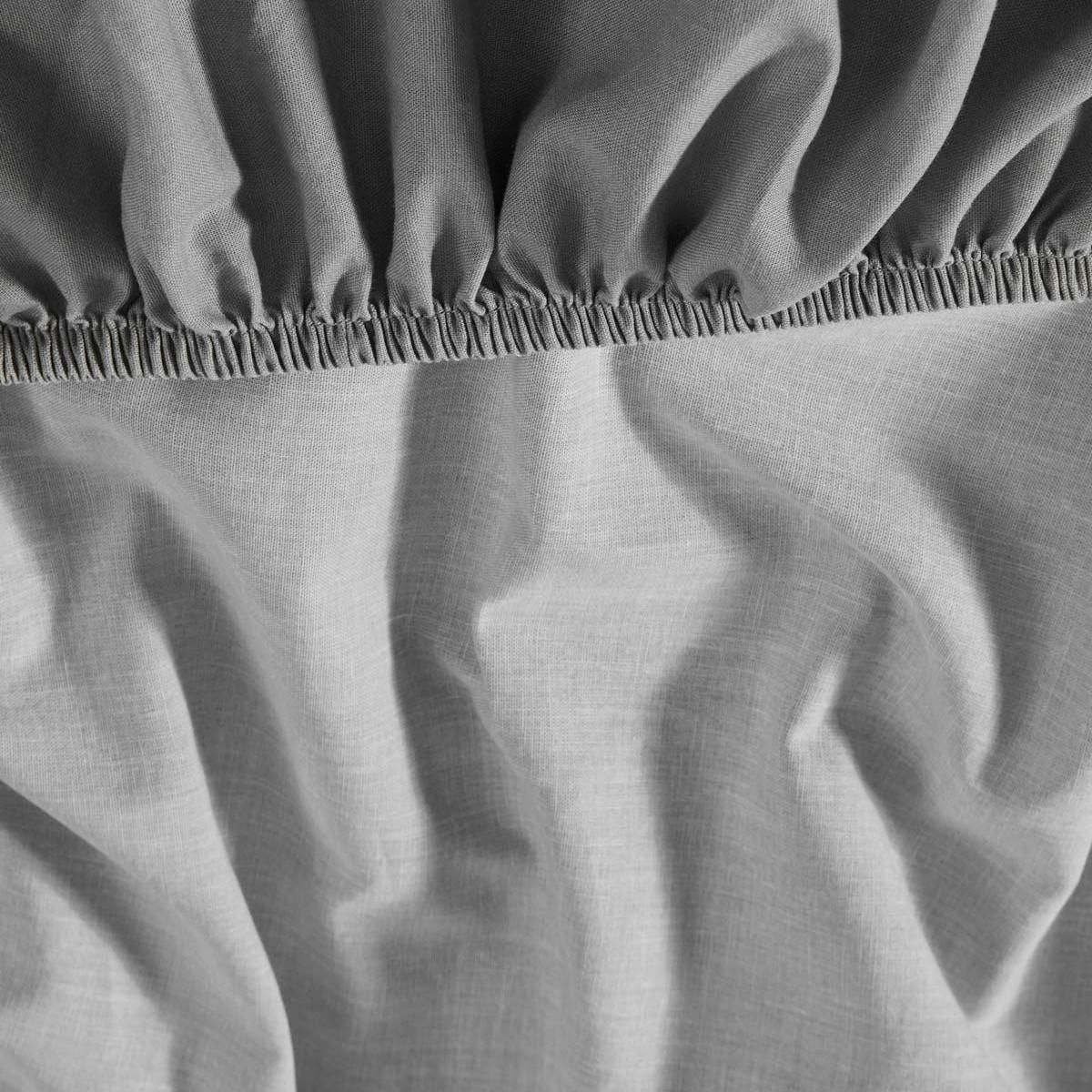 Sensei Maison Drap housse en coton lavé biologique bonnet 30 cm ORGANIKA