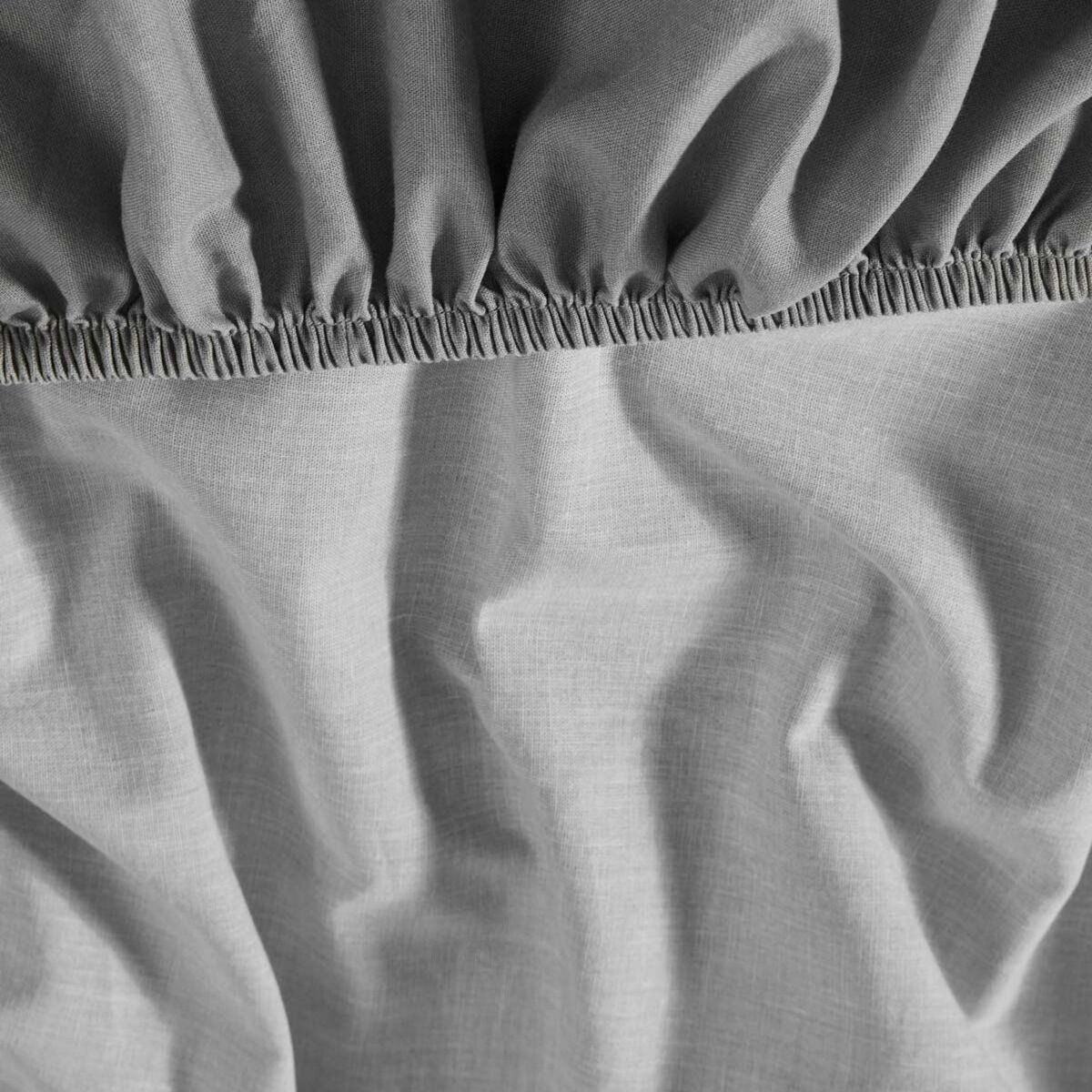 Sensei Maison Drap housse en coton lavé biologique bonnet 30 cm ORGANIKA