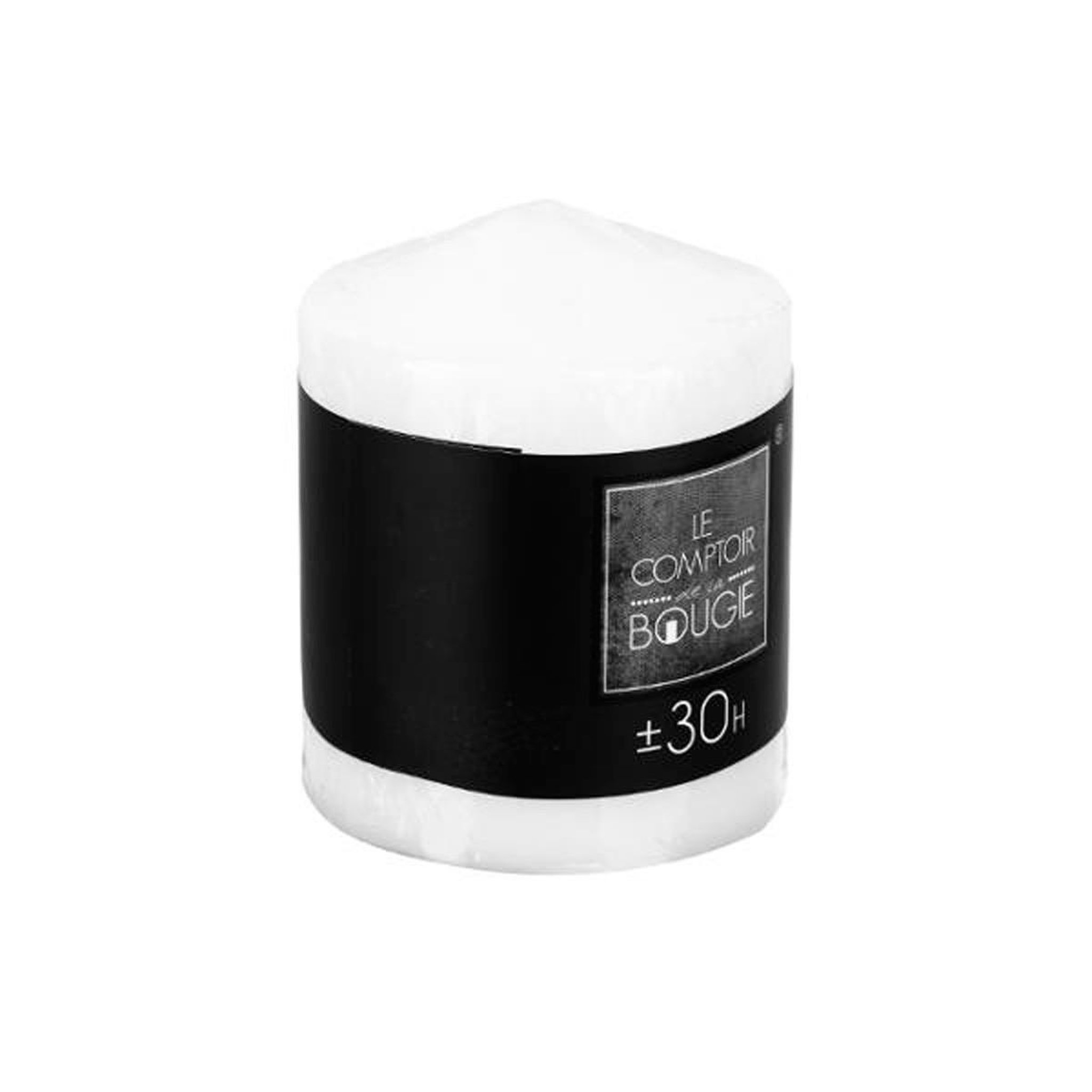 Voir la diapositive 2 : ATMOSPHERA Bougie ronde  many  9cm blanc
