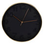 Voir la diapositive 1 : Paris Prix Horloge Murale  Gold  30cm Noir & Cuivre