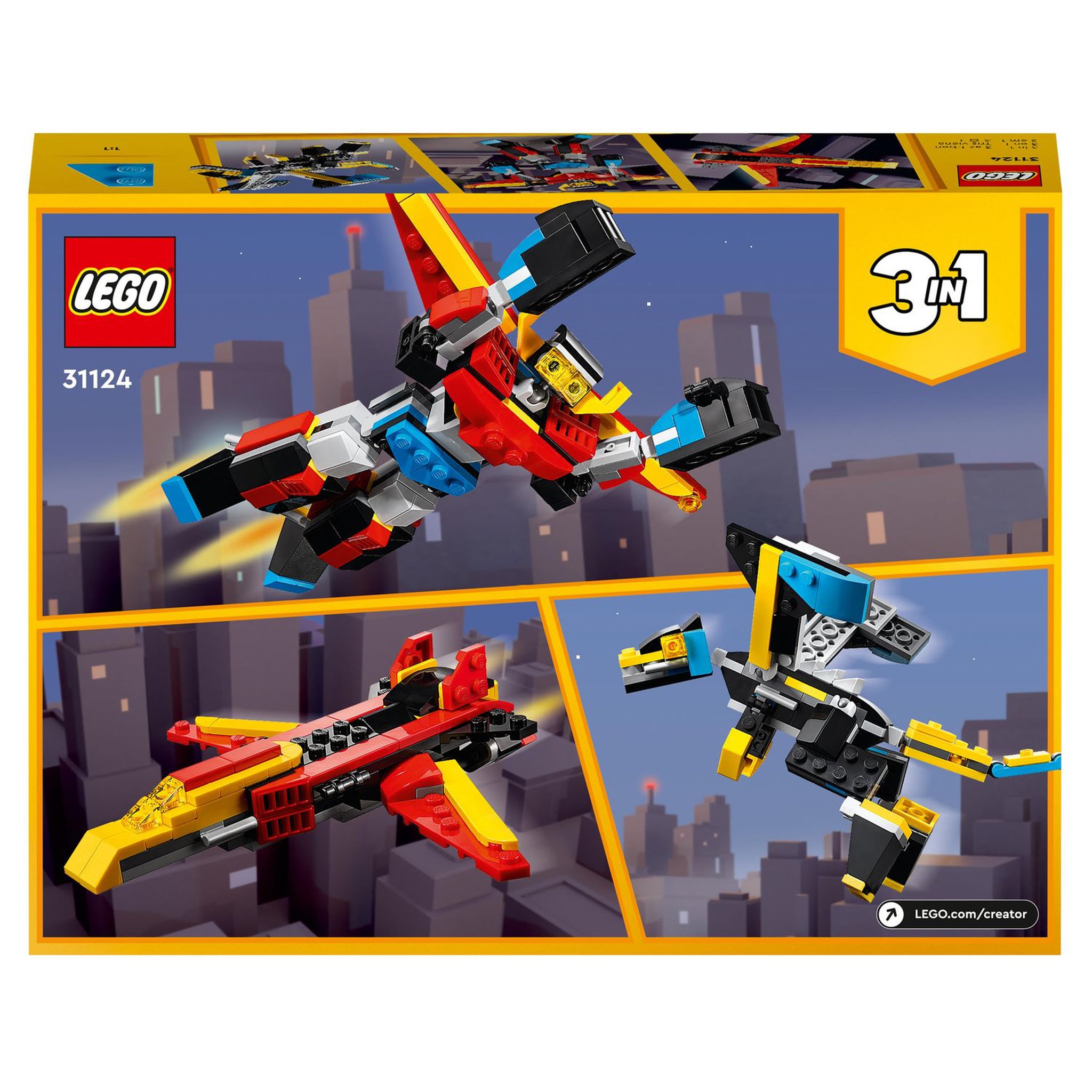 Voir la diapositive 9 : LEGO Creator 31124 - Le Super Robot 