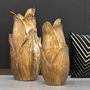 Voir la diapositive 3 : Paris Prix Vase Design Pétales  Nebu  51cm Or