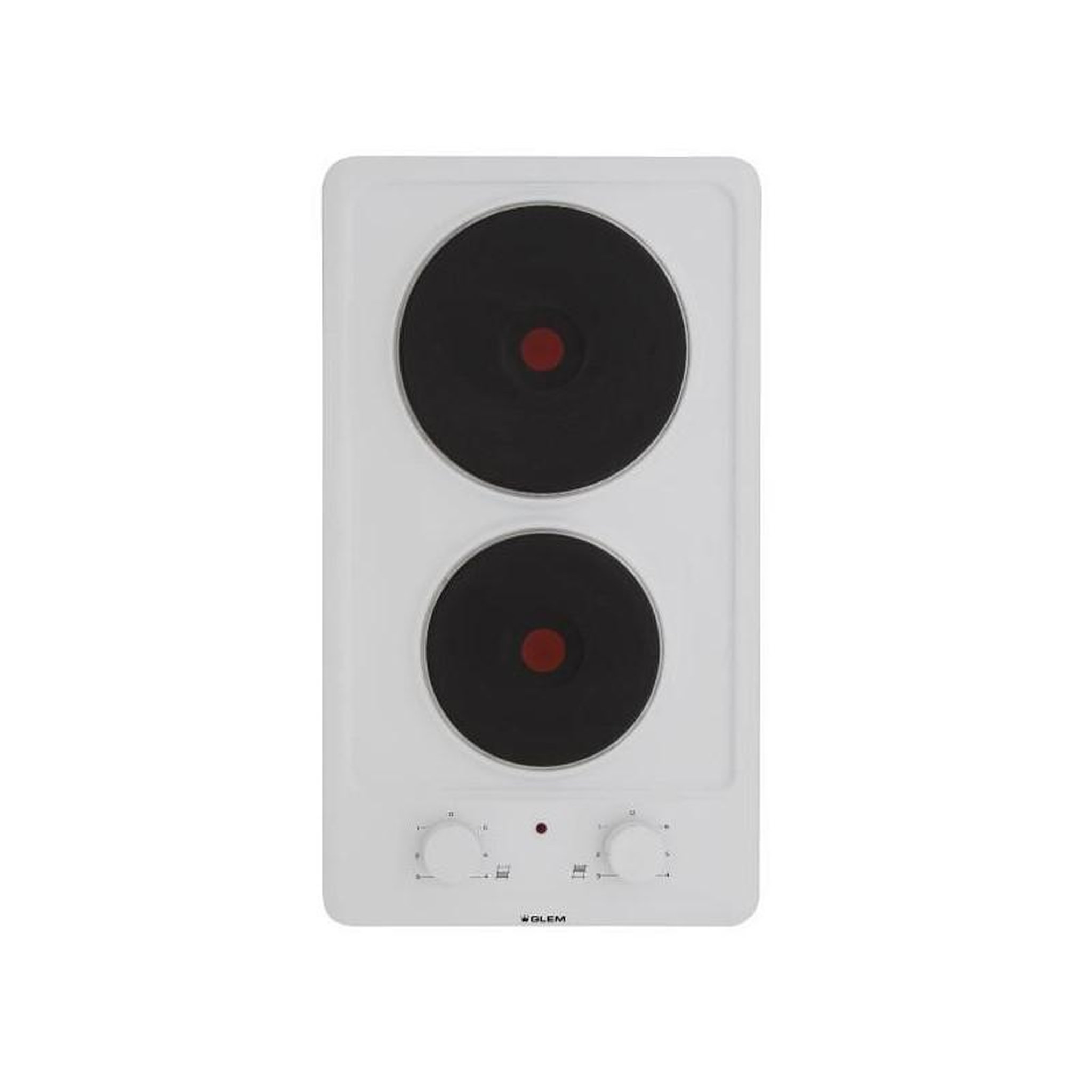 Voir la diapositive 1 : Glem Plaque électrique GLEM 3500W 29cm, GT320WH