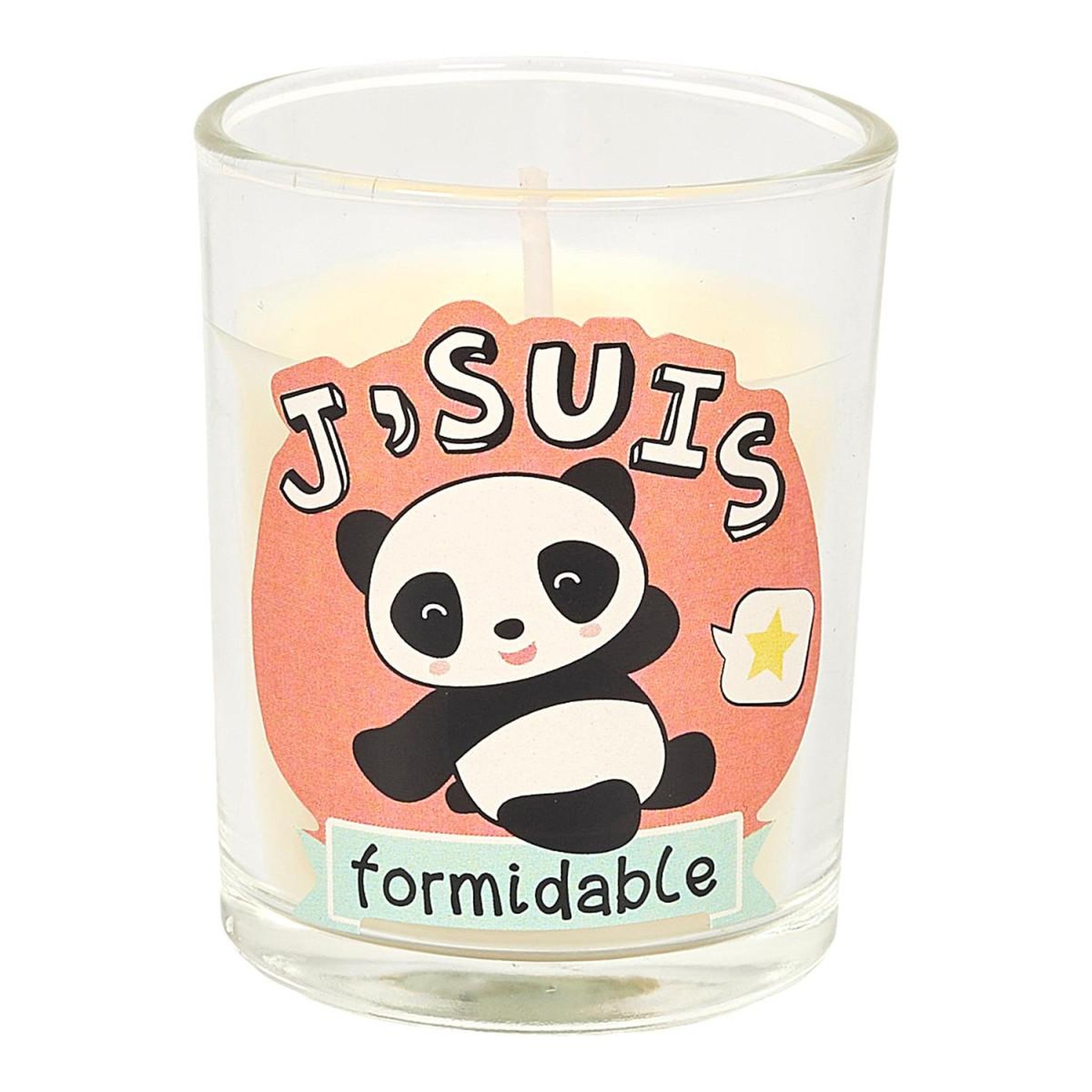 Voir la diapositive 4 : The concept Factory Coffret 4 bougies parfumées  kawaii  19cm guimauve