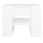 Voir la diapositive 3 : VIDAXL Table basse blanc 55,5x55x45 cm bois d'ingenierie