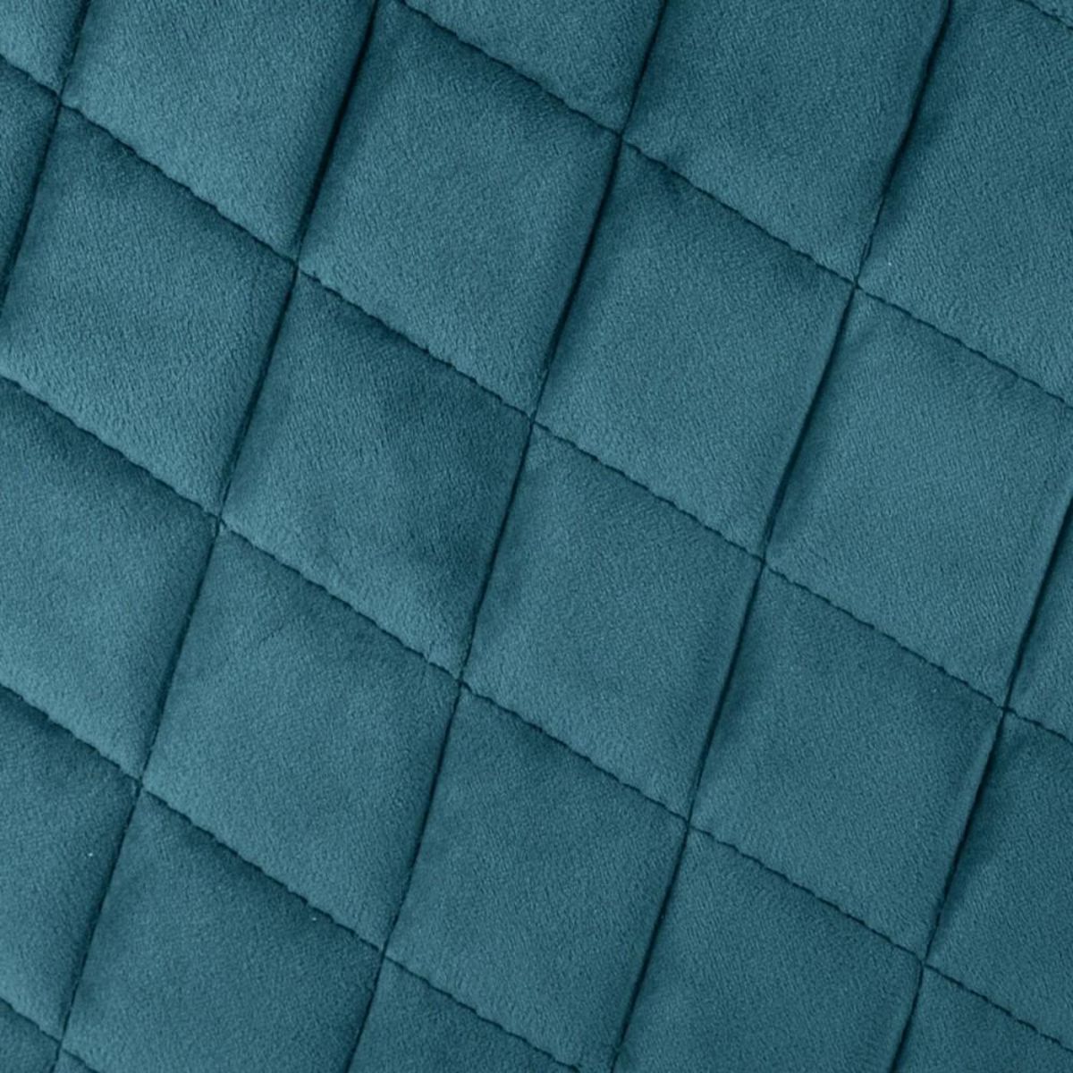 ATMOSPHERA Fauteuil MARLO en velours bleu