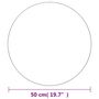 Voir la diapositive 6 : VIDAXL Miroirs muraux 2 pcs 50 cm Rond Verre