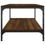 Voir la diapositive 5 : VIDAXL Table basse Chene marron 100x50x40 cm Bois d'ingenierie