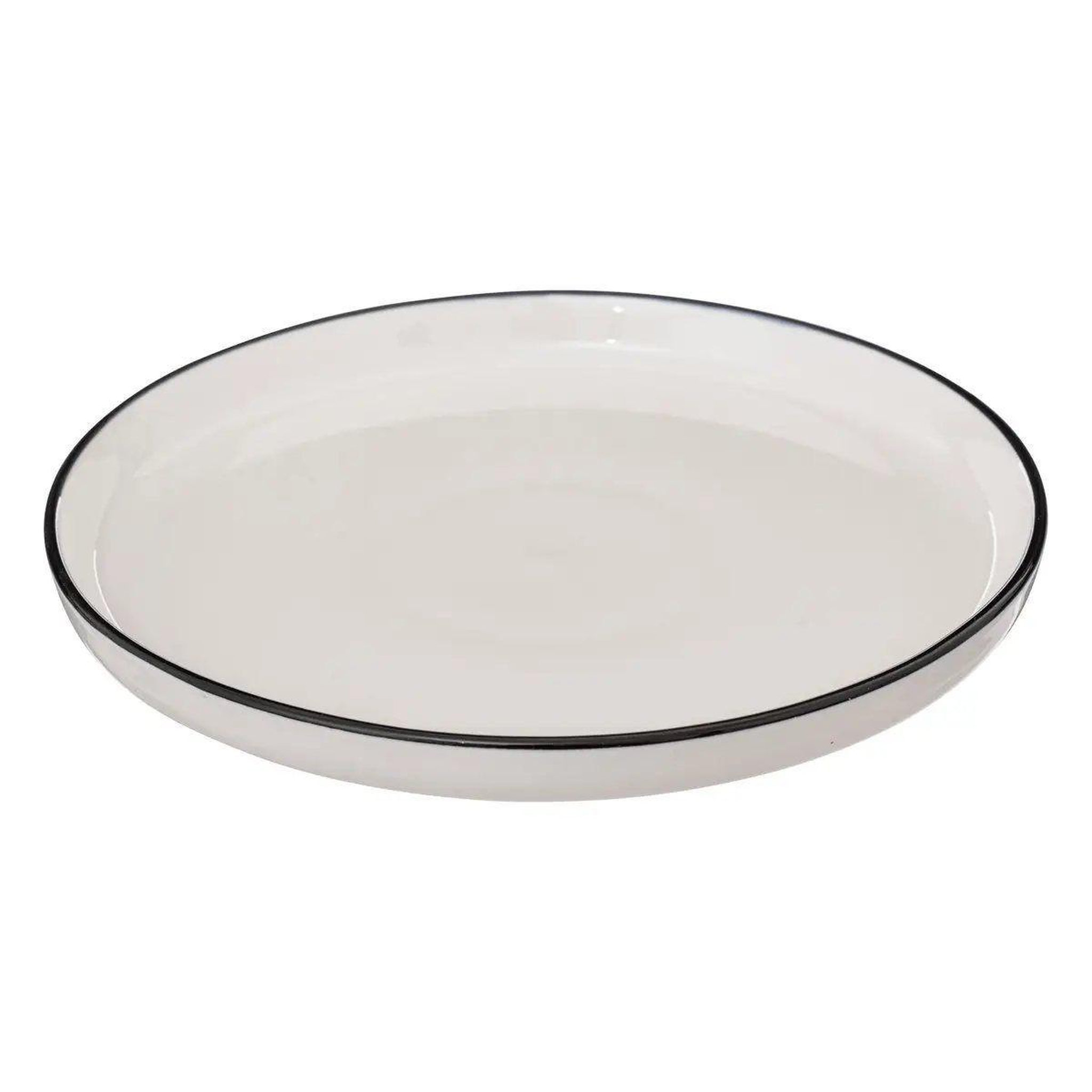 Voir la diapositive 2 : SECRET DE GOURMET Lot de 6 assiettes à dessert  alix  20cm blanc