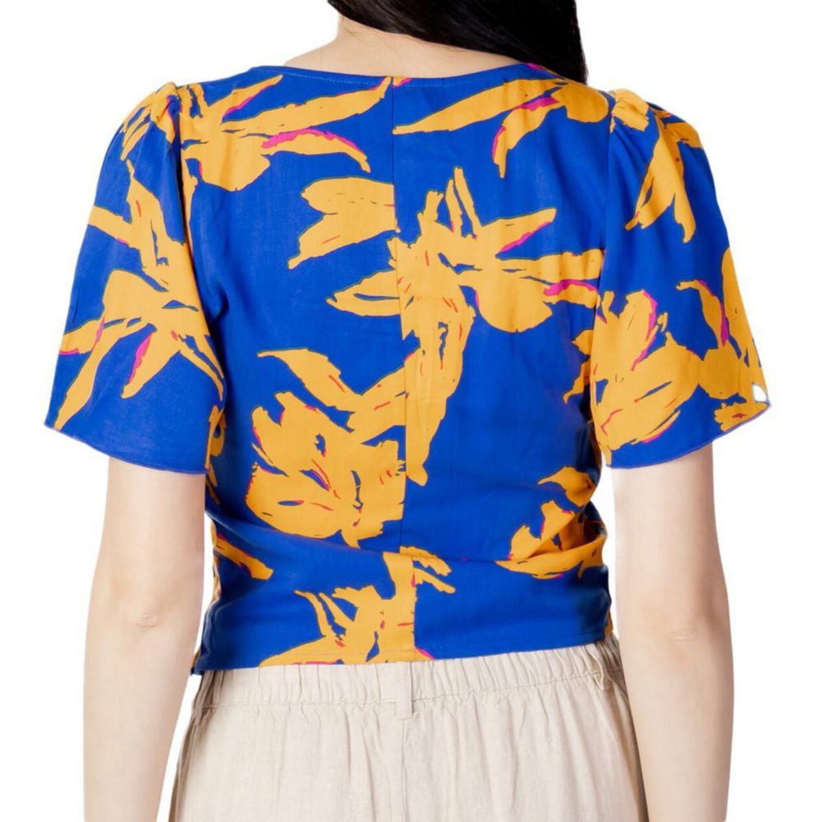 Only Blouse Bleu/ à Motifs Femme Only Alma