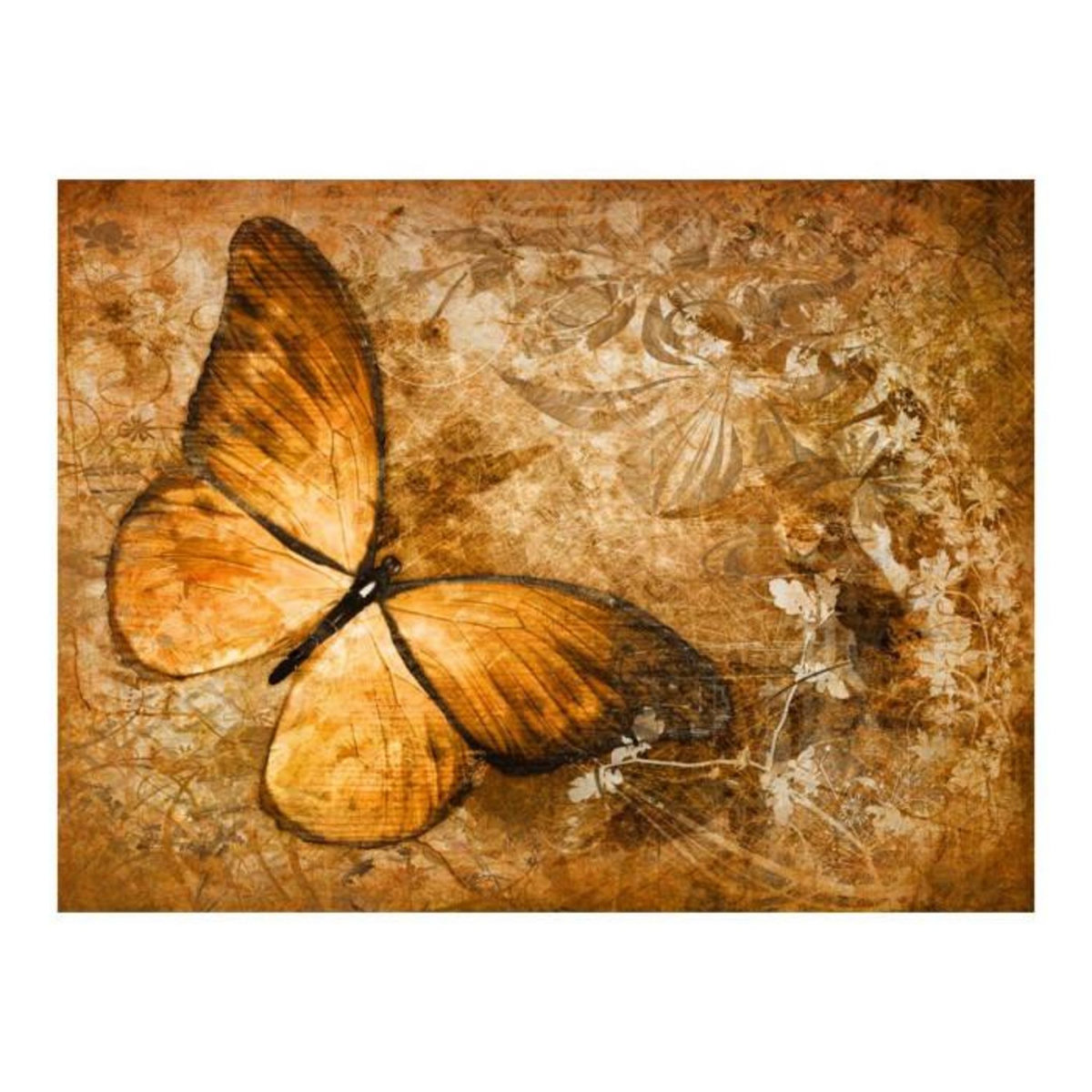 Paris Prix Papier Peint  Butterfly Sepia