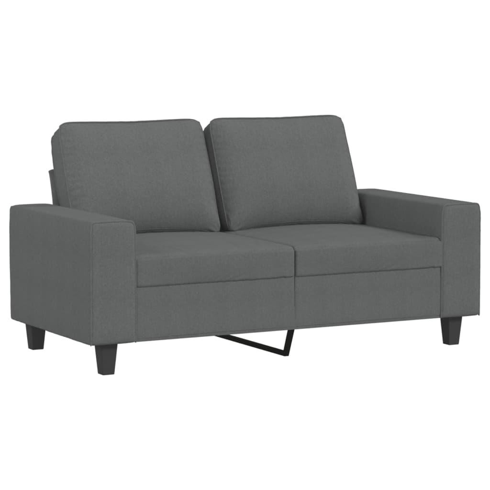 Voir la diapositive 4 : VIDAXL Ensemble de canapes 3 pcs gris fonce tissu