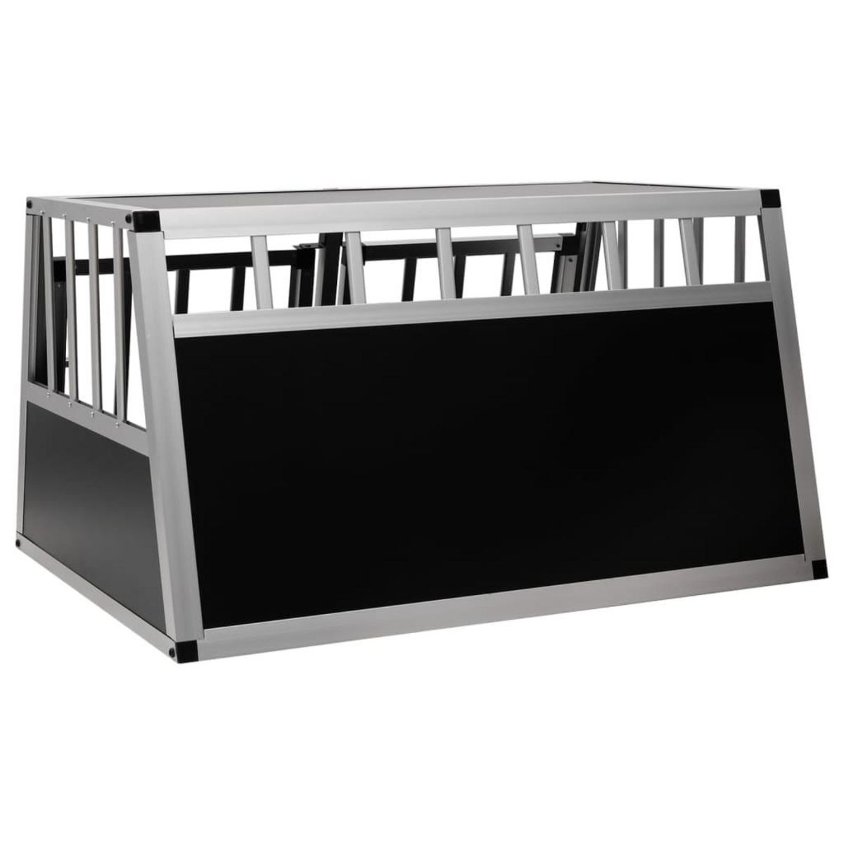 VIDAXL Cage pour chien a double porte 89 x 69 x 50 cm