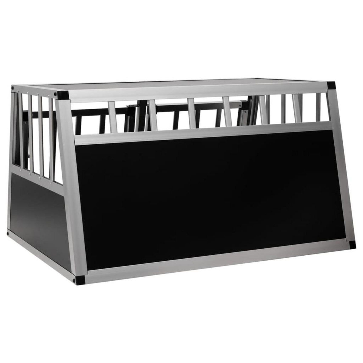 VIDAXL Cage pour chien a double porte 89 x 69 x 50 cm