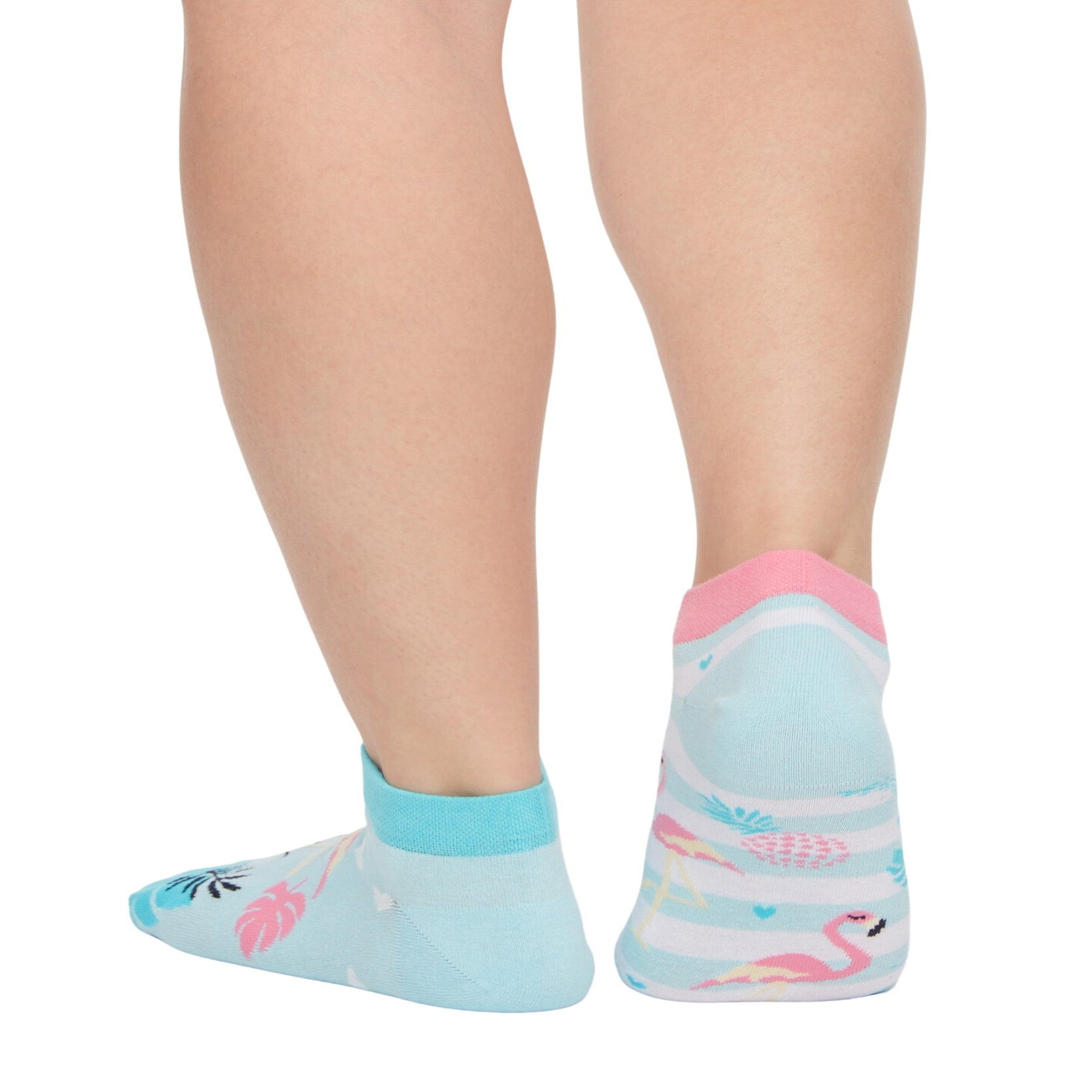 Voir la diapositive 3 : DEDOLES Socquettes flamants roses amoureux