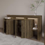 Voir la diapositive 4 : Habitat et Jardin Buffet en bois  Beliz  - 170 x 35 x 80 cm - Noyer Antique