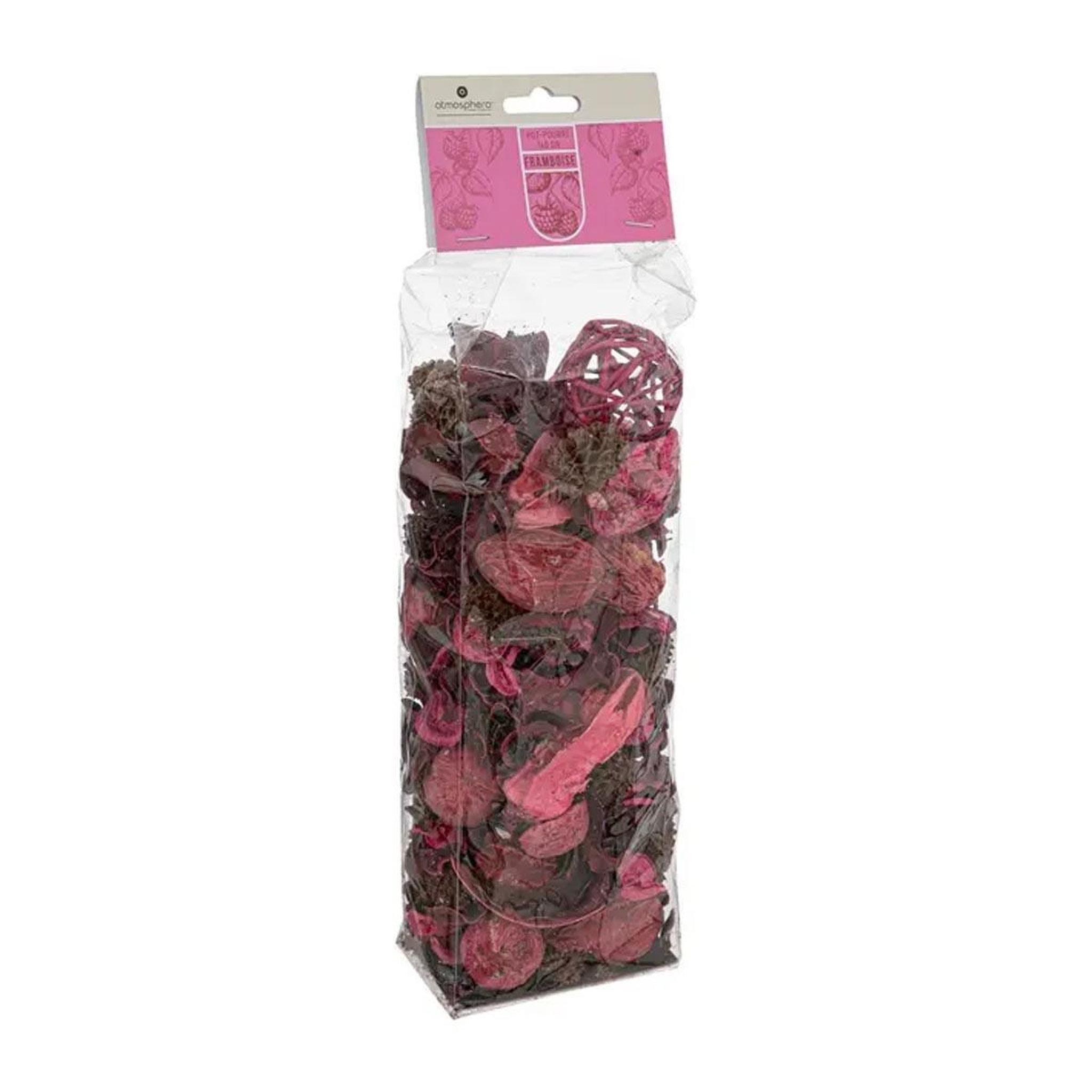 ATMOSPHERA Pot pourri  plantes séchées  140g framboise