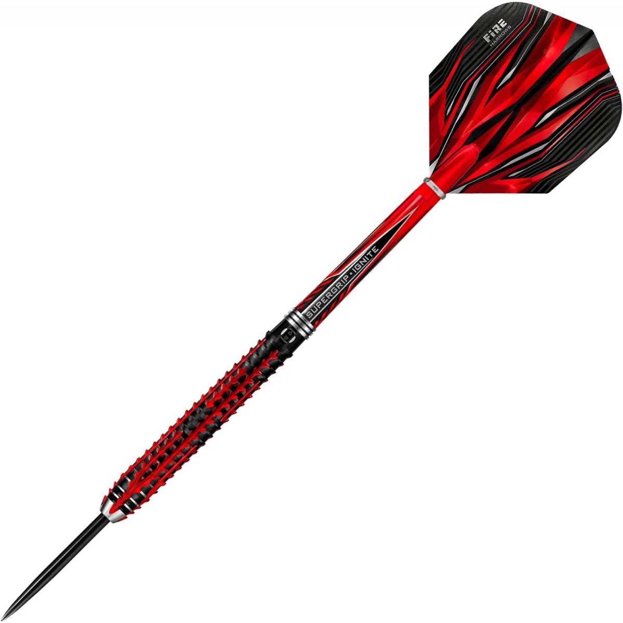 Voir la diapositive 2 : Harrows Fléchettes fire inferno 90 steel 22g r