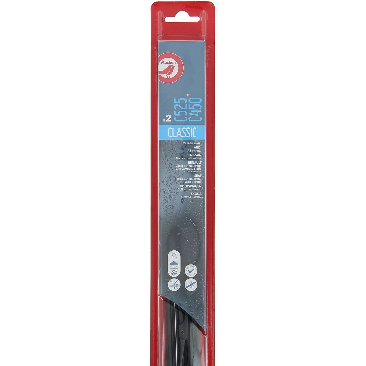 AUCHAN Kit balai d'essuie-glace BEGS2 CLIO