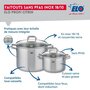 Voir la diapositive 3 : ELO Ensemble de 3 Poêles de cuisson 24, 28 et 32 cm et 2 faitouts 20 et 26 cm Elo Profi Citrin