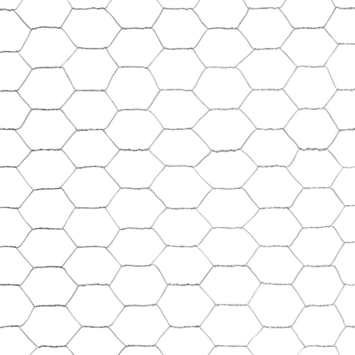 VIDAXL Grillage pour voliere Acier galvanise 25x1,2 m Argente