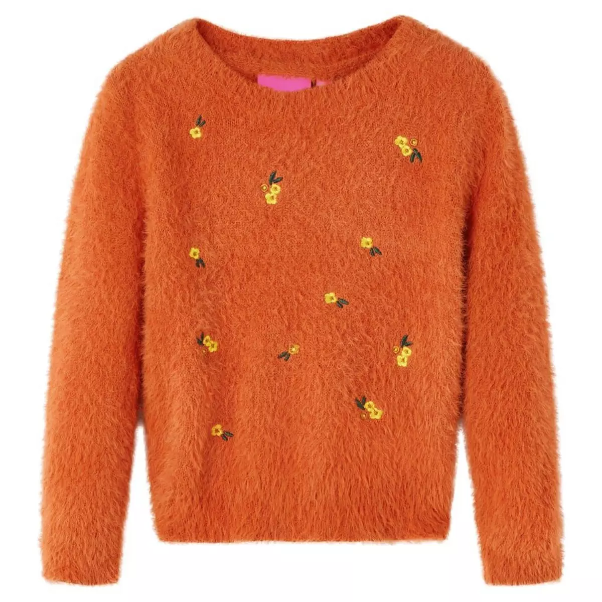 VIDAXL Pull-over tricote pour enfants orange brule 92