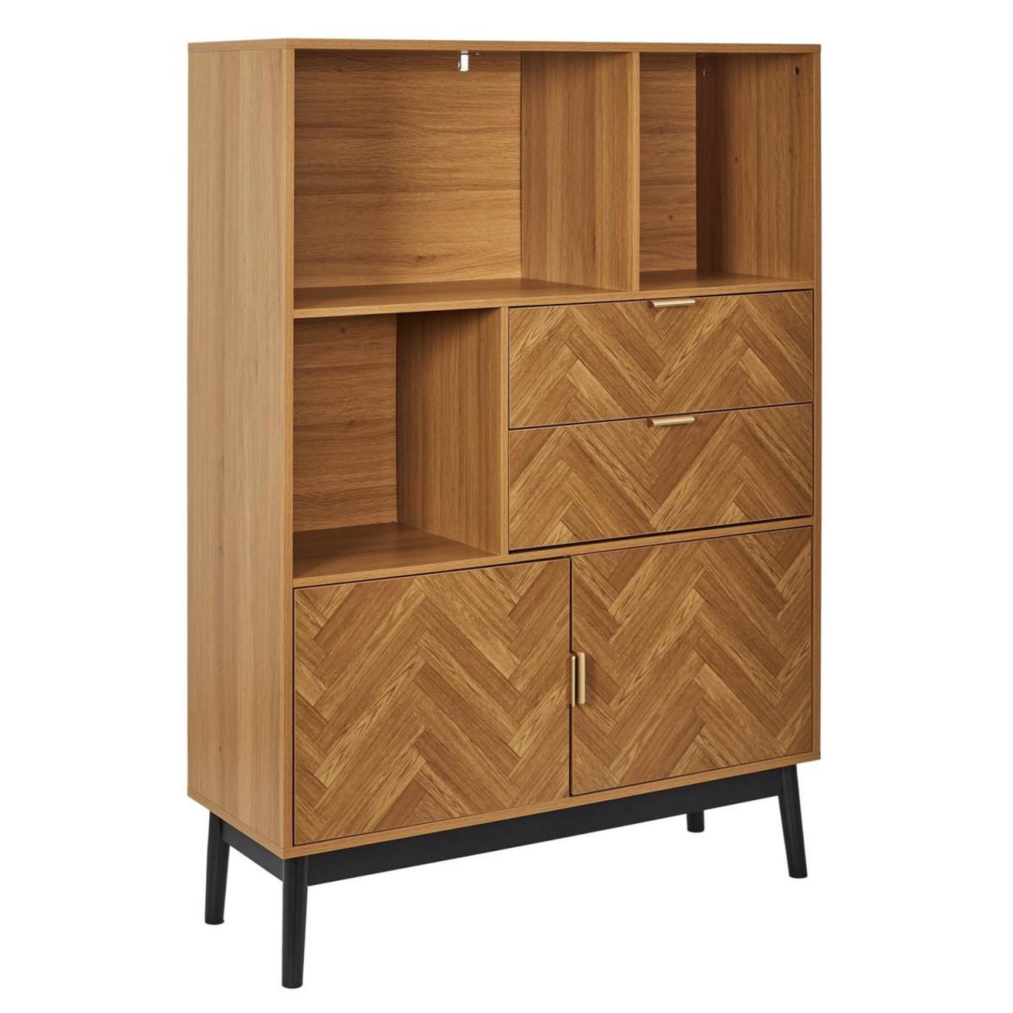 The Home Deco Factory Bibliothèque design  felix  140cm marron