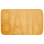 Voir la diapositive 1 : Paris Prix Tapis de Bain Microfibre  Relief  45x75cm Ocre