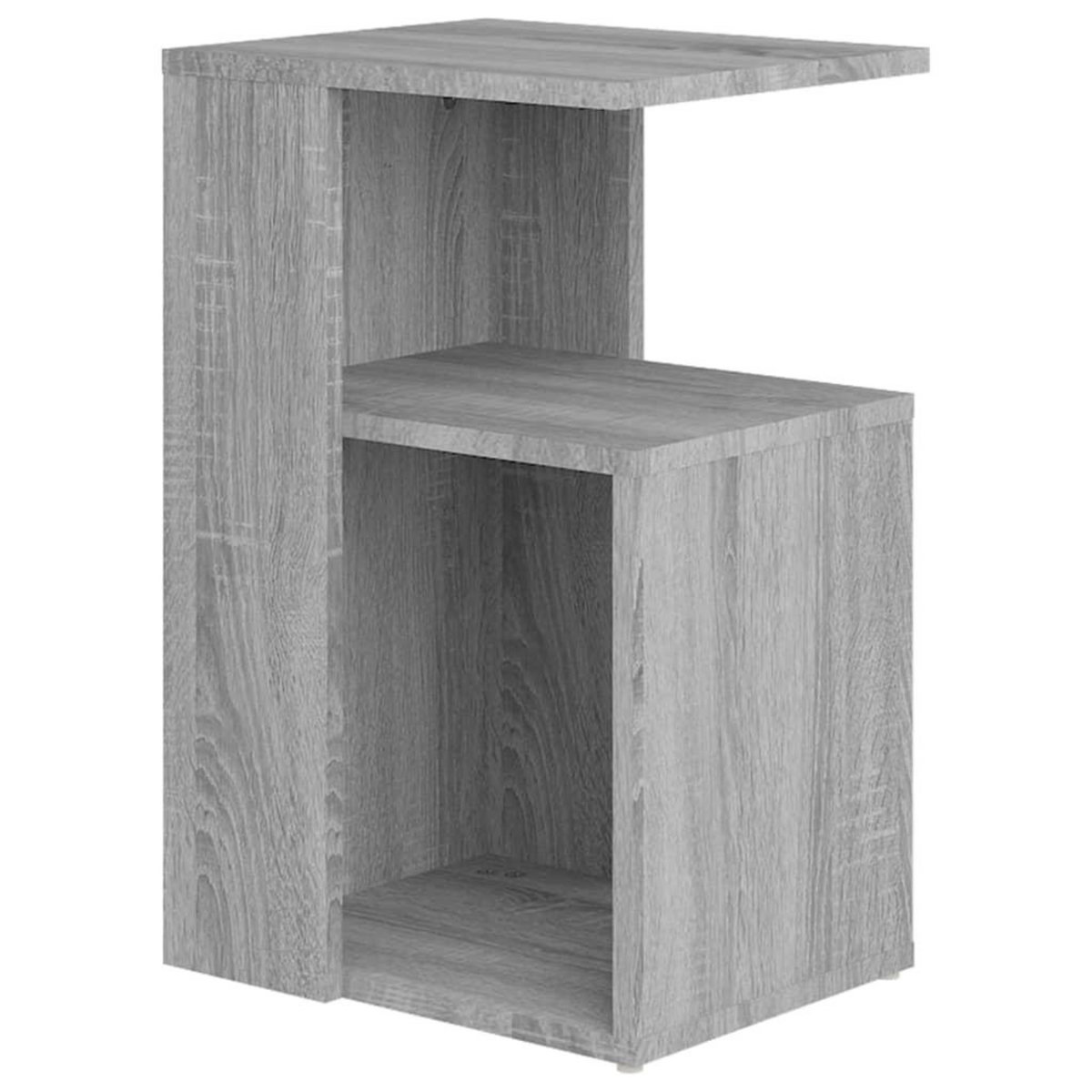 VIDAXL Table d'appoint Sonoma gris 36x30x56 cm Bois d'ingenierie