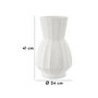 Voir la diapositive 5 : Paris Prix Vase Design  Glint  41cm Blanc