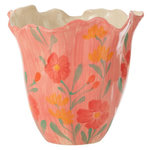 Paris Prix Vase Déco Fleurs en Argile  Alegria  32cm Rose