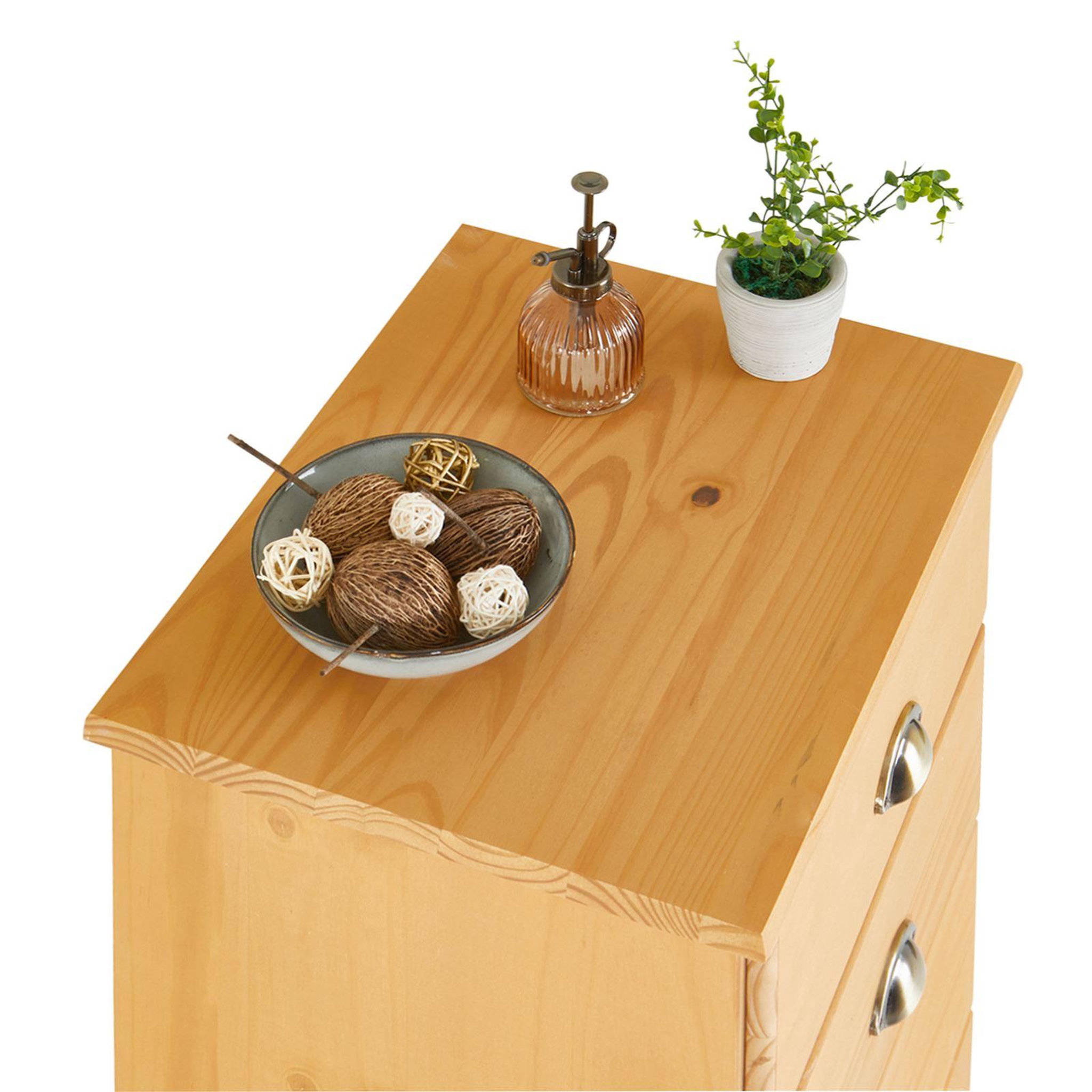 Voir la diapositive 5 : IDIMEX Chiffonnier paris en pin massif, 5 tiroirs
