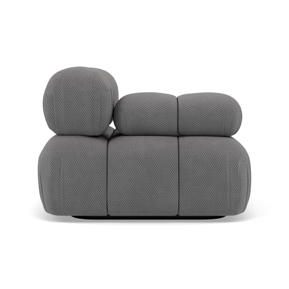 LISA DESIGN Ruby - module d'assise gauche en velours texturé