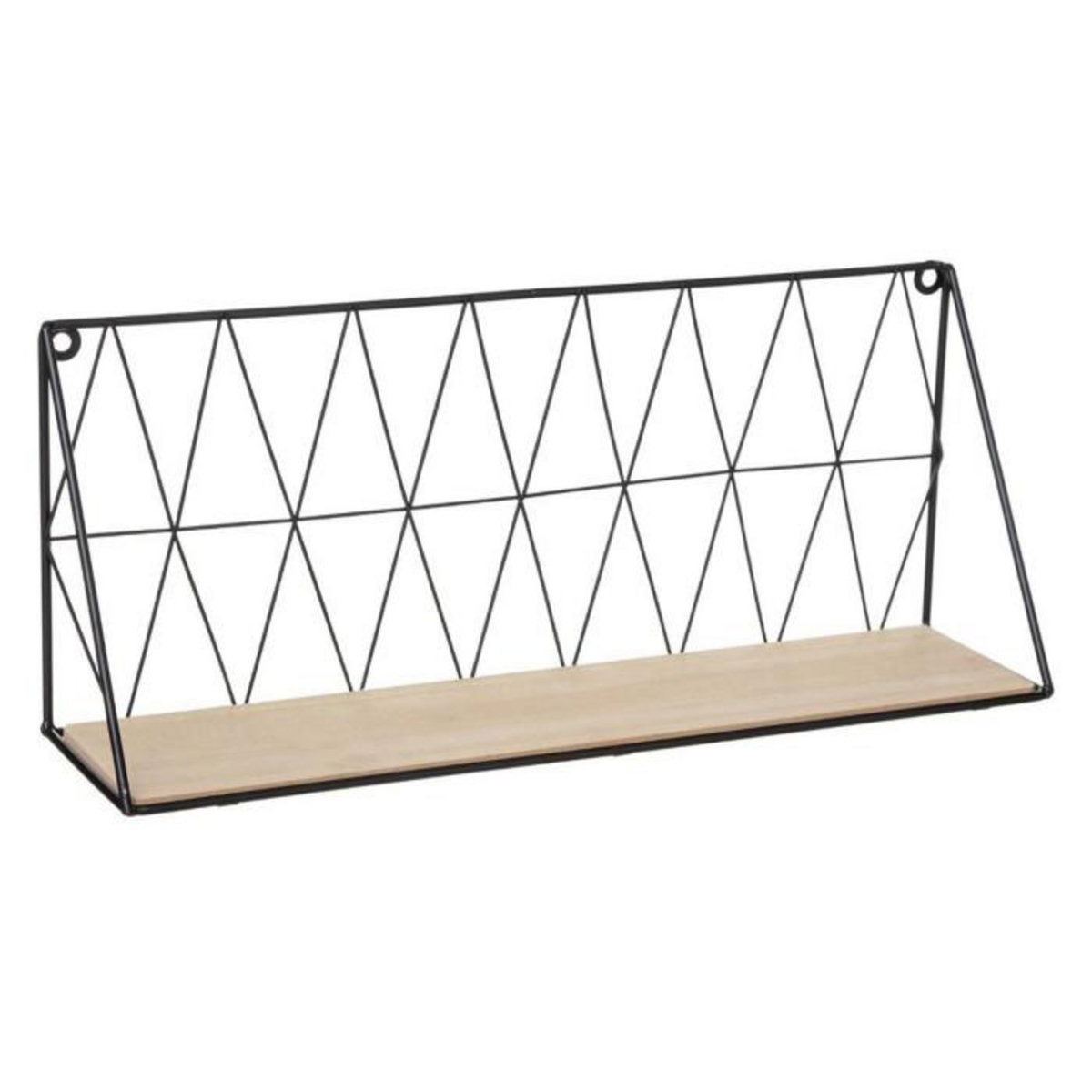 ATMOSPHERA Etagère Murale Design  Wire  48cm Noir