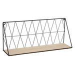 ATMOSPHERA Etagère Murale Design  Wire  48cm Noir