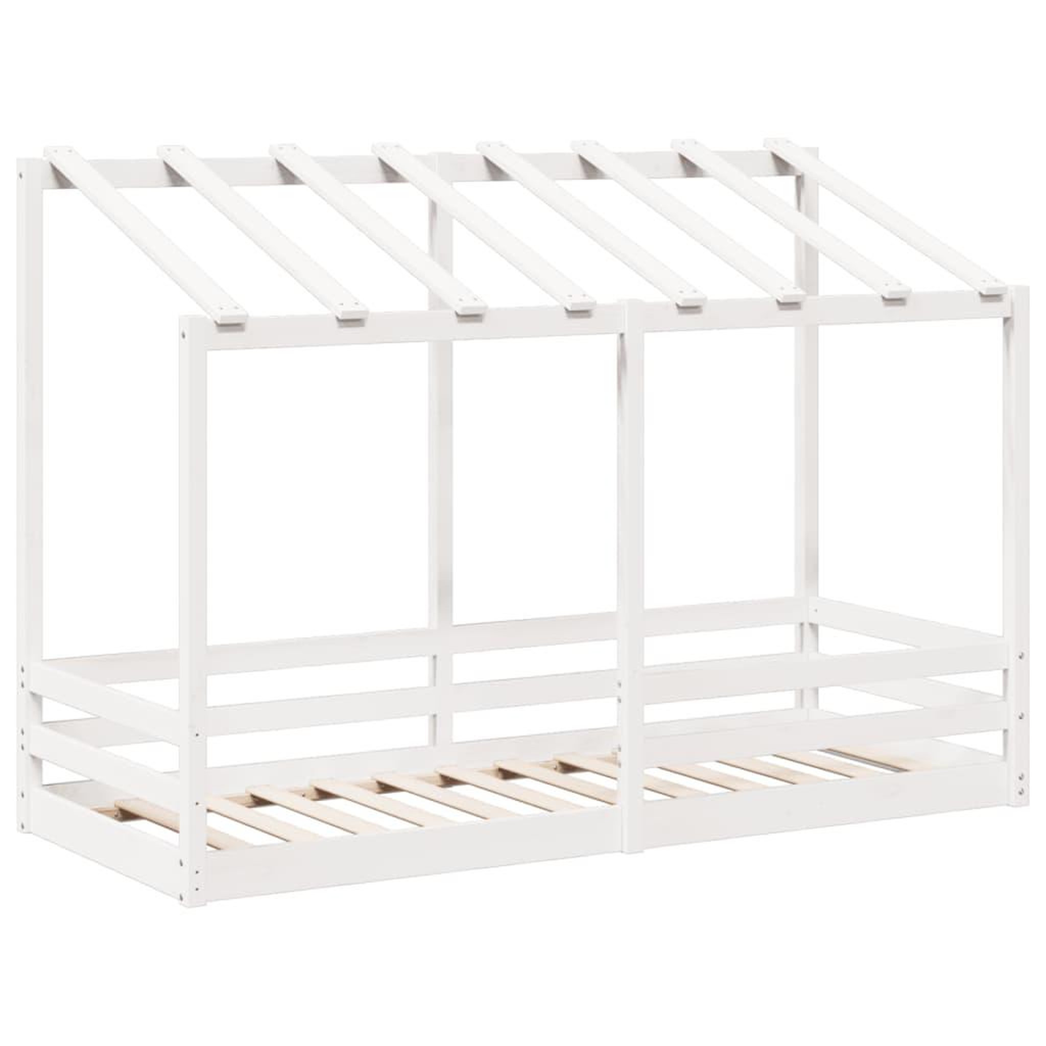 Voir la diapositive 3 : VIDAXL Lit pour enfants sans matelas blanc 75x190 cm bois pin massif