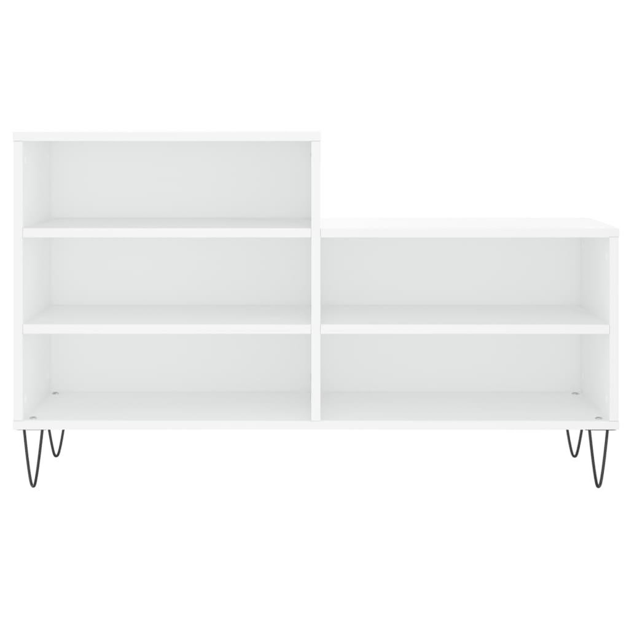 Voir la diapositive 4 : VIDAXL Armoire a chaussures Blanc 102x36x60 cm Bois d'ingenierie