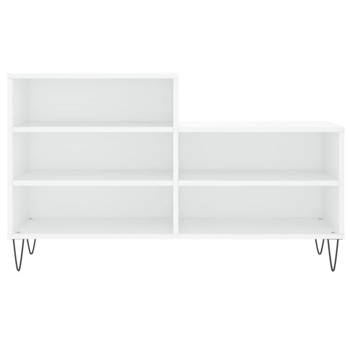 VIDAXL Armoire a chaussures Blanc 102x36x60 cm Bois d'ingenierie