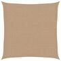 Voir la diapositive 2 : VIDAXL Voile d'ombrage 160 g/m^2 Taupe 3,6x3,6 m PEHD