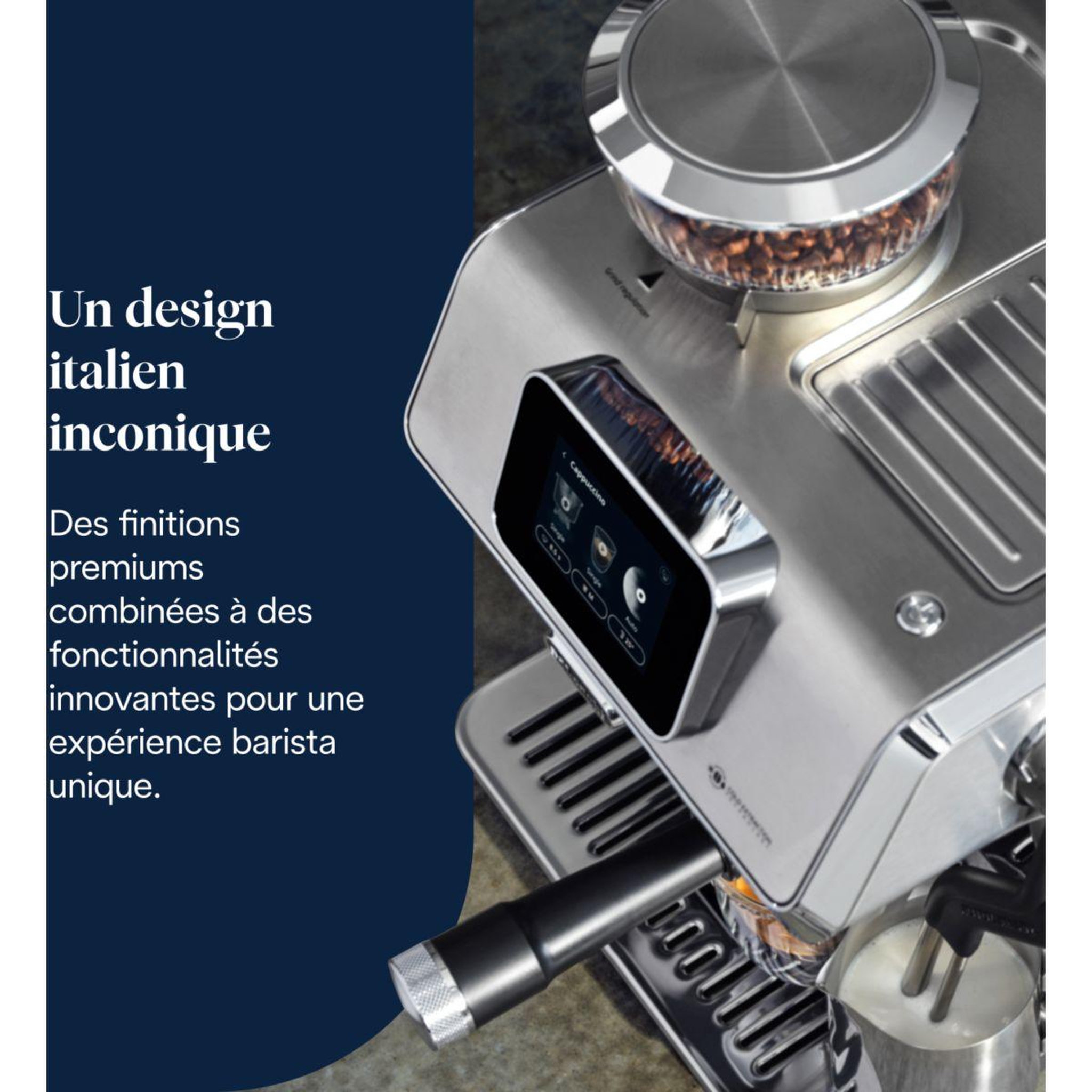 Voir la diapositive 3 : DELONGHI Machine à expresso La Specialista Touch EC9455.M