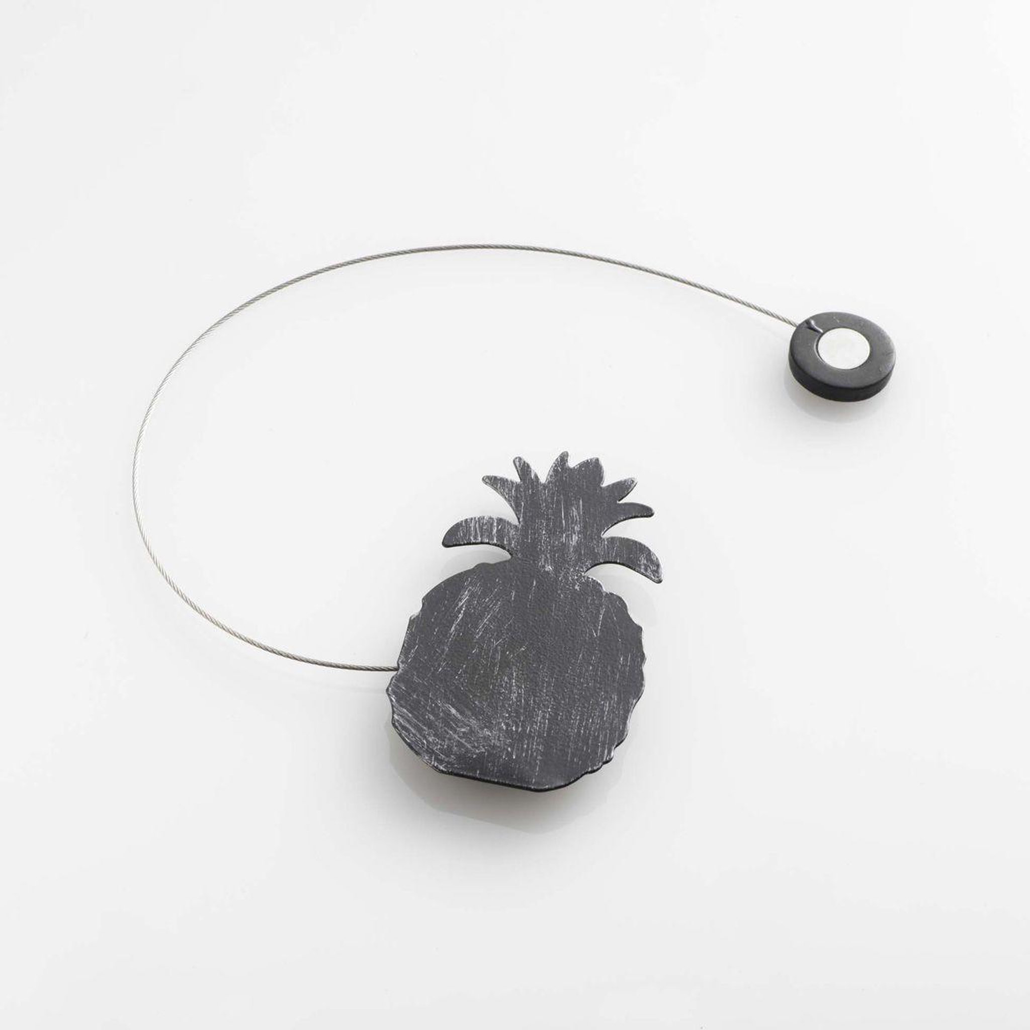 Voir la diapositive 2 : Douceur d'Intérieur Embrasse de rideau aimantée  ghana  30cm noir