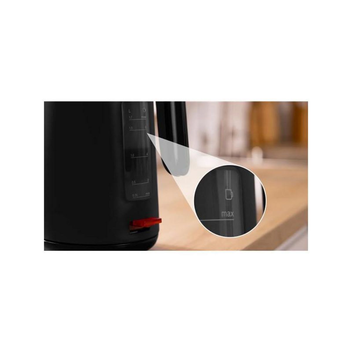 BOSCH Bouilloire électrique 1.7l 2400w noir - TWK2M163