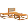 Voir la diapositive 3 : VIDAXL Salon de jardin avec coussins 3 pcs bois massif d'acacia