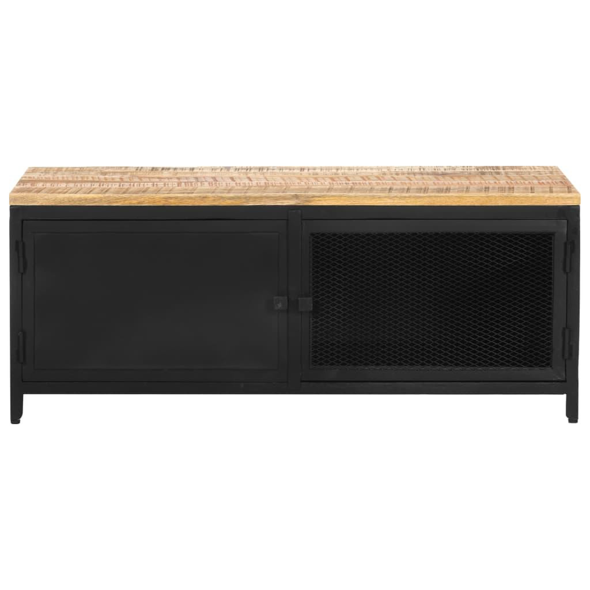 Voir la diapositive 2 : VIDAXL Table basse 90x50x37 cm bois massif de manguier brut